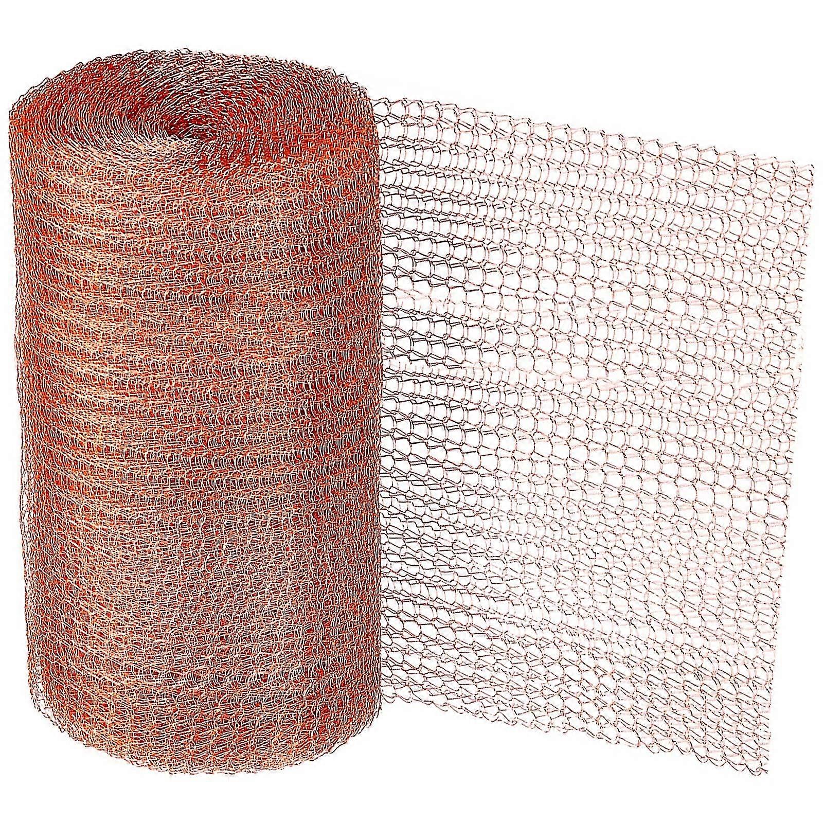 20 Feet Copper Mesh Pest Snail Stopper Mesh Rodent Mesh Control Garden Slug Mesh Feet Fine Wire Mesh Roll Pest