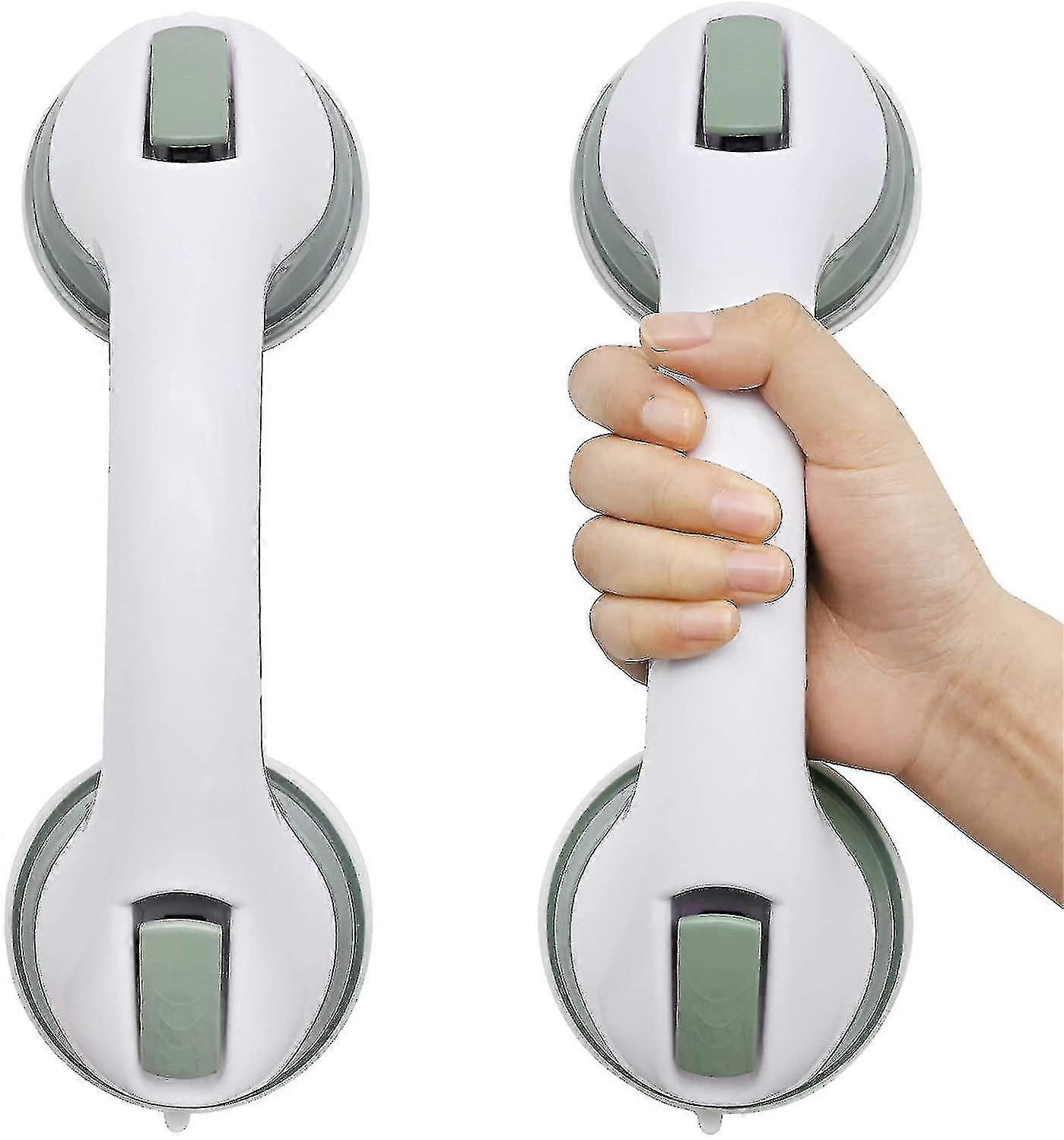 Suction Cup Shower Handles - Plastic - No Drilling - Non-slip Handle 2 Pcs-