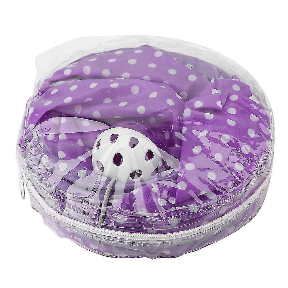 (Y)Foldable Cat Tunnel Bed Toy - Interactive and Hideaway Play Tent for Cats