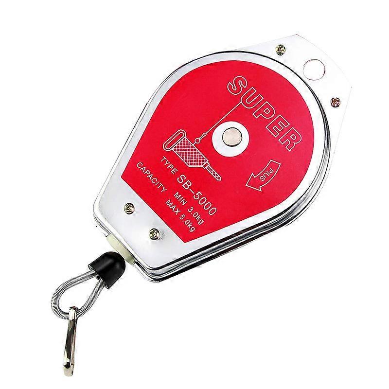 Retractable Spring Balance Tool  6.6-11lbs(3-5kg)Red