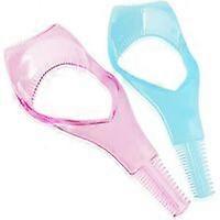 3in1 Mascara Guide Applicator Comb Eyelash Makeup Tool