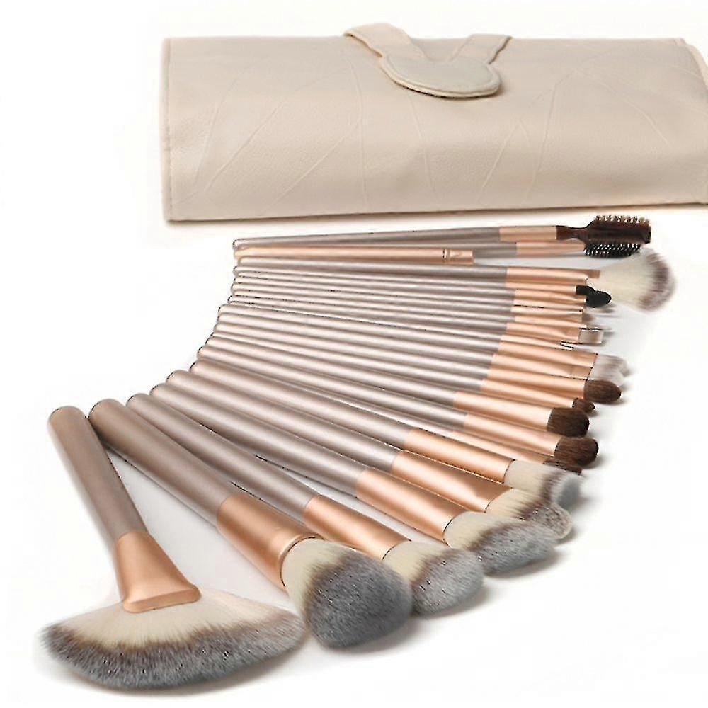 Professional Cosmetic Makeup Brushes Tools Set With Roll Up Bag 18pcs