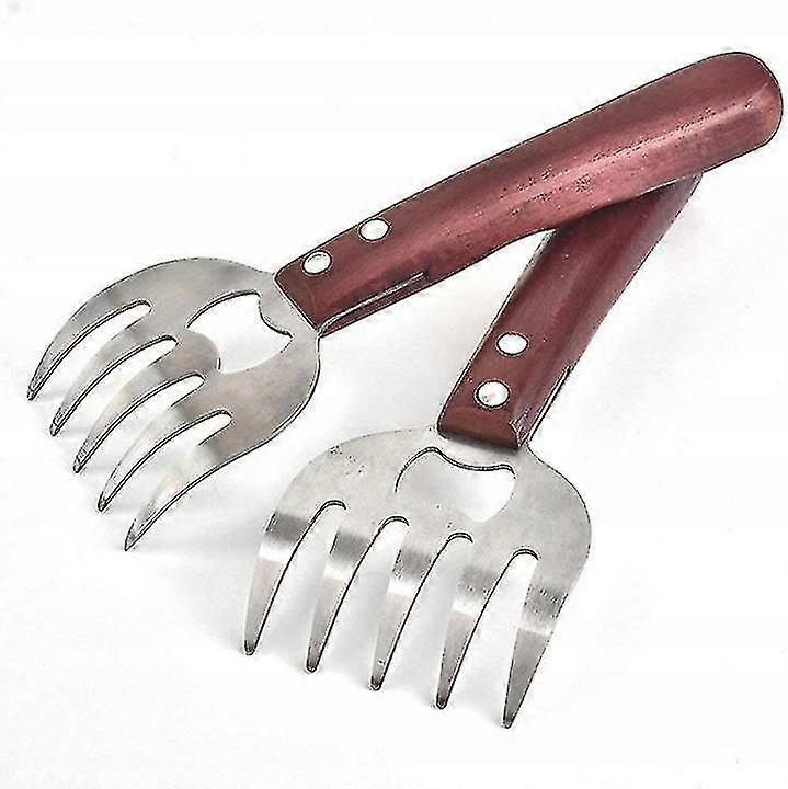 Meat Separator Meat Separator Kitchen Utensils Fork 2 Pieces Meat Separator Red