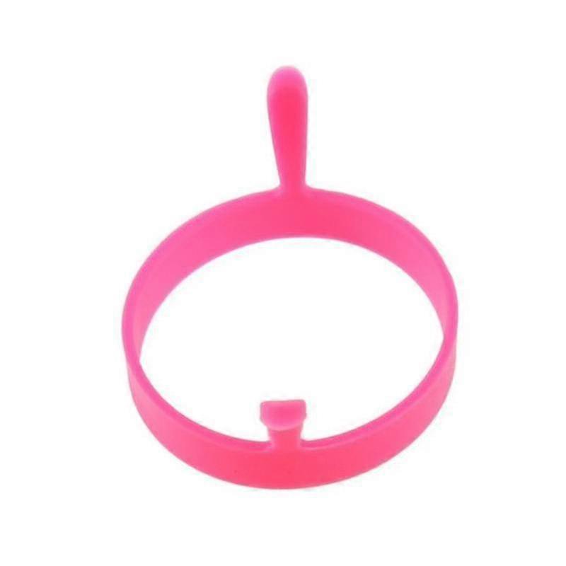 Kitchen Silicone Deep Fryer Oven Egg Mold (pink)