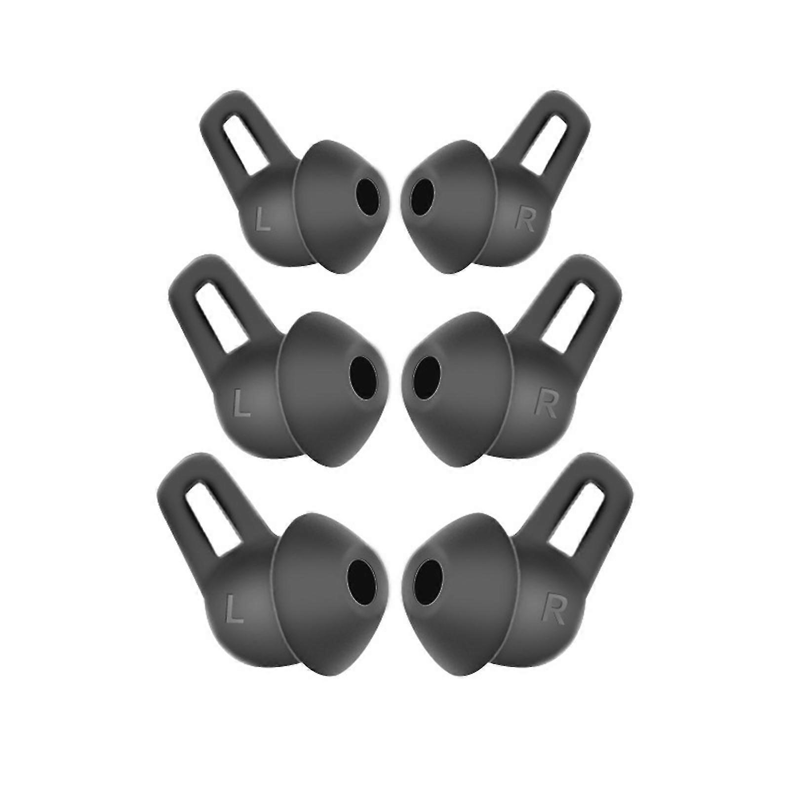 3 Pair Headphones Replacement Eartips Bluetooth-compatible Tips Soft Silicone Suitable For Freelace Pro Earbuds