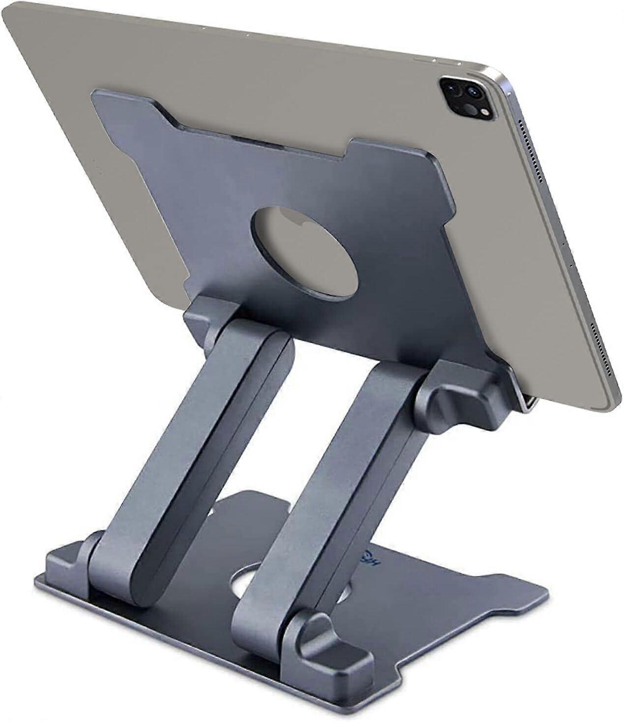 High-quality Tablet Holder, Adjustable Folding All-aluminum Solid Up To 13 Inches Tablet Holder