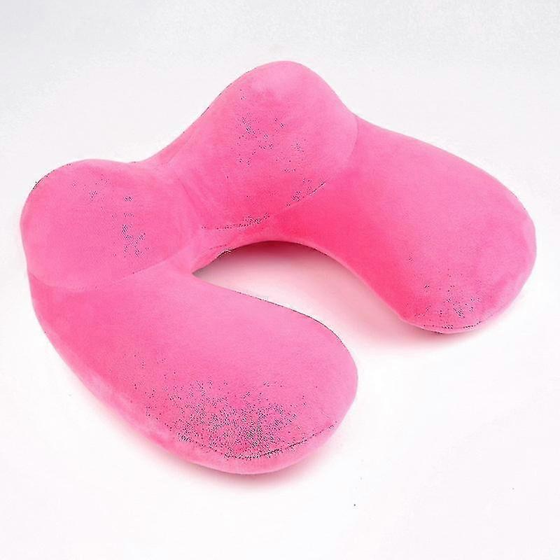Neck Pillow Inflatable Flight Pillow U Shaped Head Rest Support Cushion Travel
