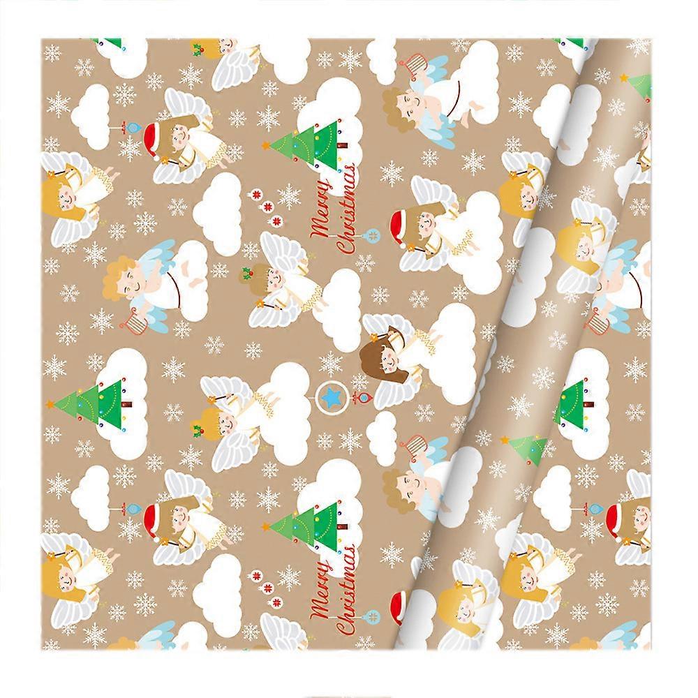 Holiday prydnader Julklappspapper presentpapper vintage blommigt papper kraftpapper omslagspapper
