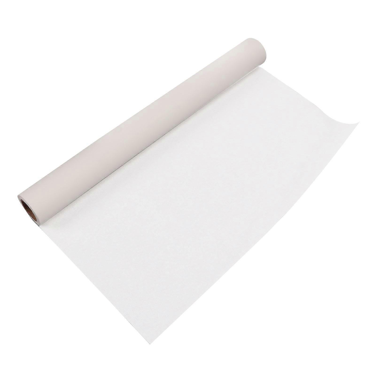 18in 44cm Wide Tracing Paper Roll White High Transparency Clear Ink Absorption Pattern Paper for Sewing Drafting 23m / 75.5ft