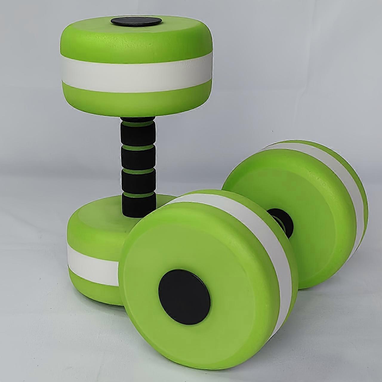 1 pair Aqua Therapy Dumbbells - Eva Foam Water Aerobics Exercise Equipment for Pool Fitness and Water Workouts