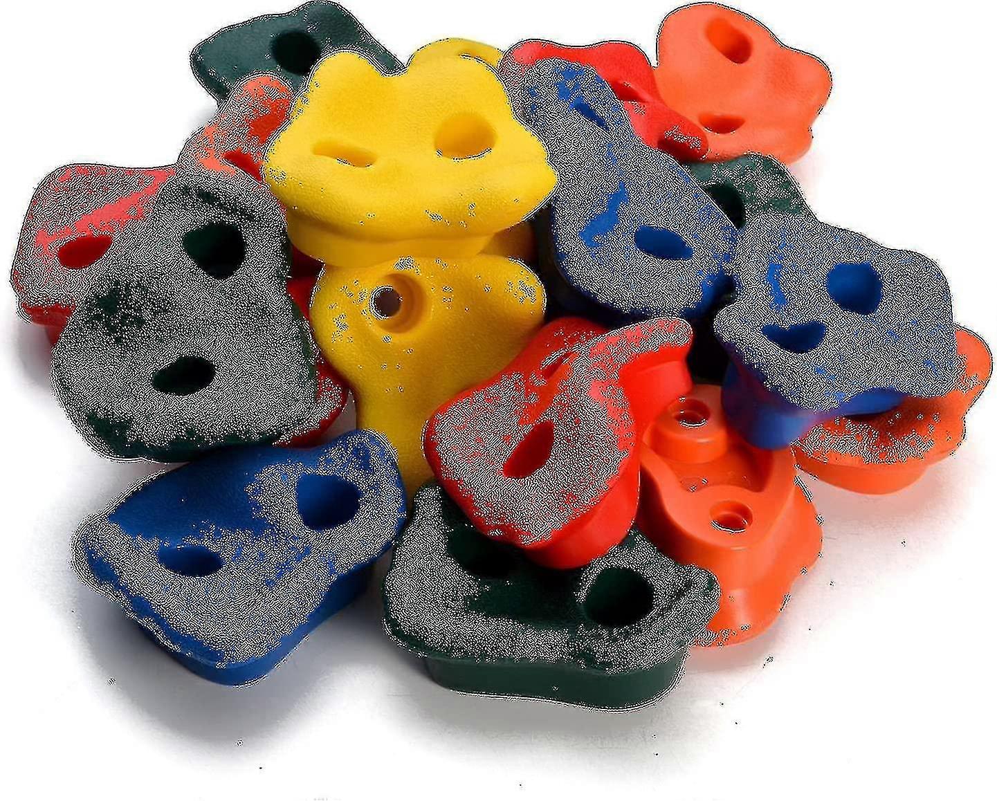 20 قطعة أحجار تسلق قبضات يحمل قبضة تسلق محكم