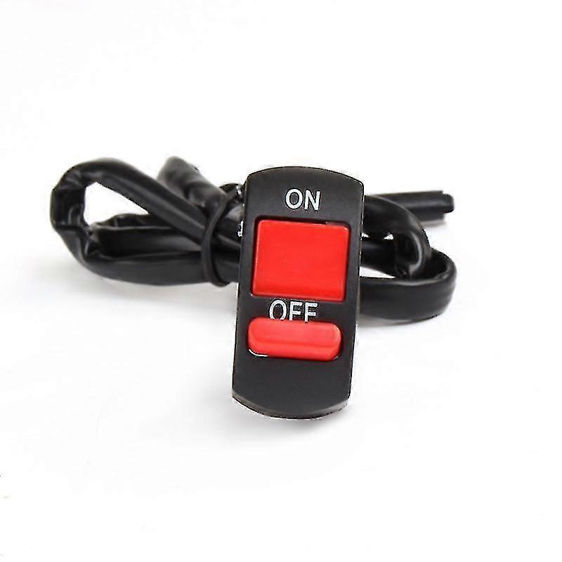 Universal Motorcycle Handlebar Mount On/off Button Switch Flameout Switch Headlamp Light Switch Controller For Suv Atv Motor