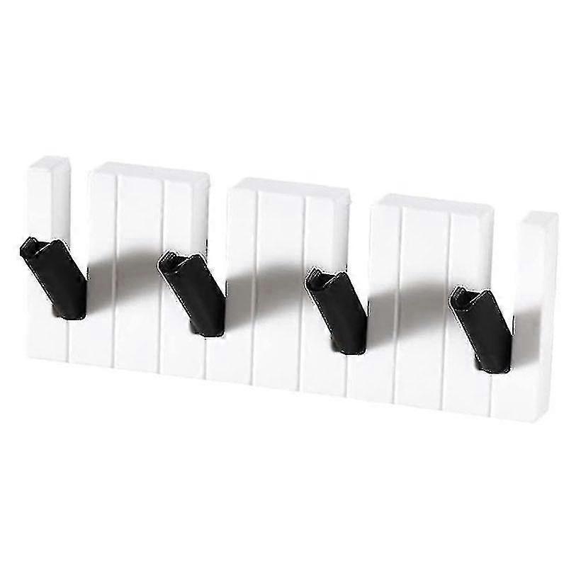 Four-grid Piano Hook Hidden Folding Hat Hook Key Hanging Wall Hook