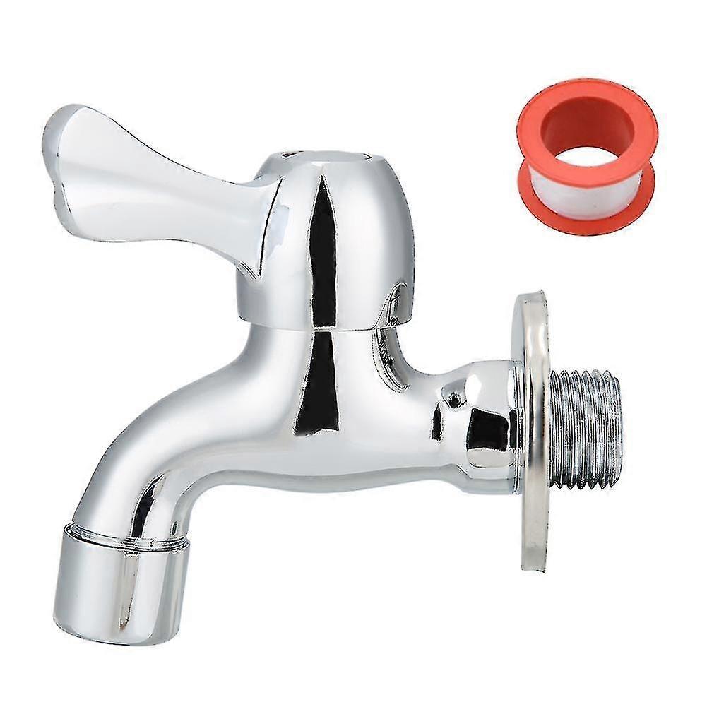 Copper Single Cold Quick Open Small Faucet for Washing Machine, Mop Pool, Basin - G12in Water Tap