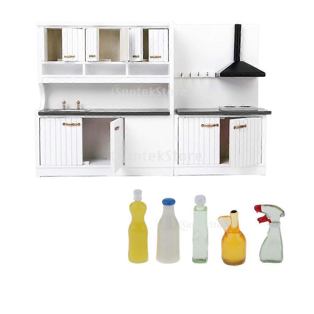 Casa delle bambole in scala 1/12, mobili in miniatura, set da