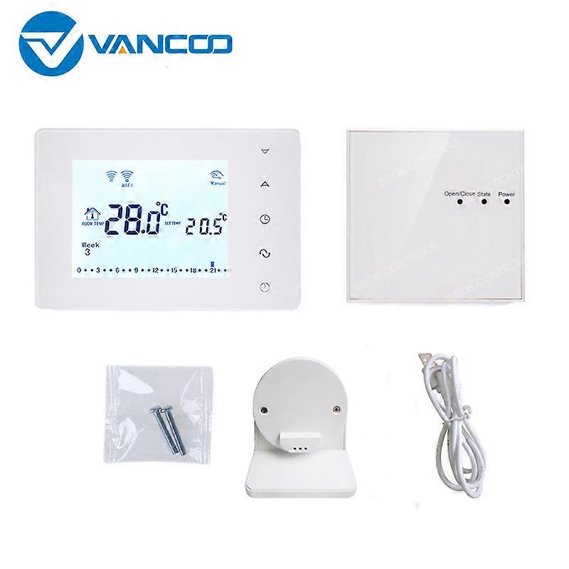 Vancoo RF Wireless Boiler Heating Thermostat 220V Temperature Controller for Google Home Alexa Smart Wireless Controller