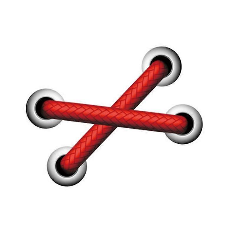 Sticker Decal Car Creative Shoelace Car Sticker 3D Stereo Simulation Car Patch