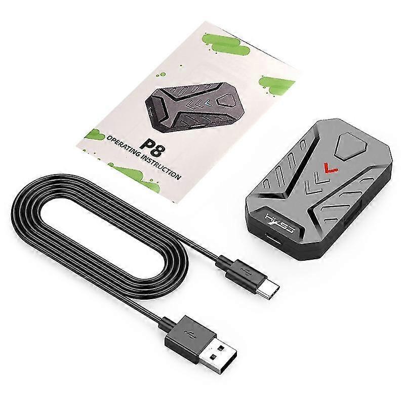 One-Handed Rgb Gaming Keyboard And Mouse Converter For One, Ps4, Switch