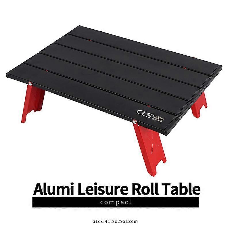 Mini ultralight portable portable campsite, compact aluminum alloy beach table, computer bed desk for outdoor picnics