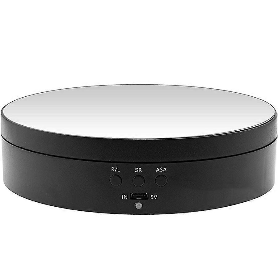 360 Degree Motorized Rotating Mirrored Display Stand Turntable Show Case for Show Jewelry Take Photo Backdrop Stand