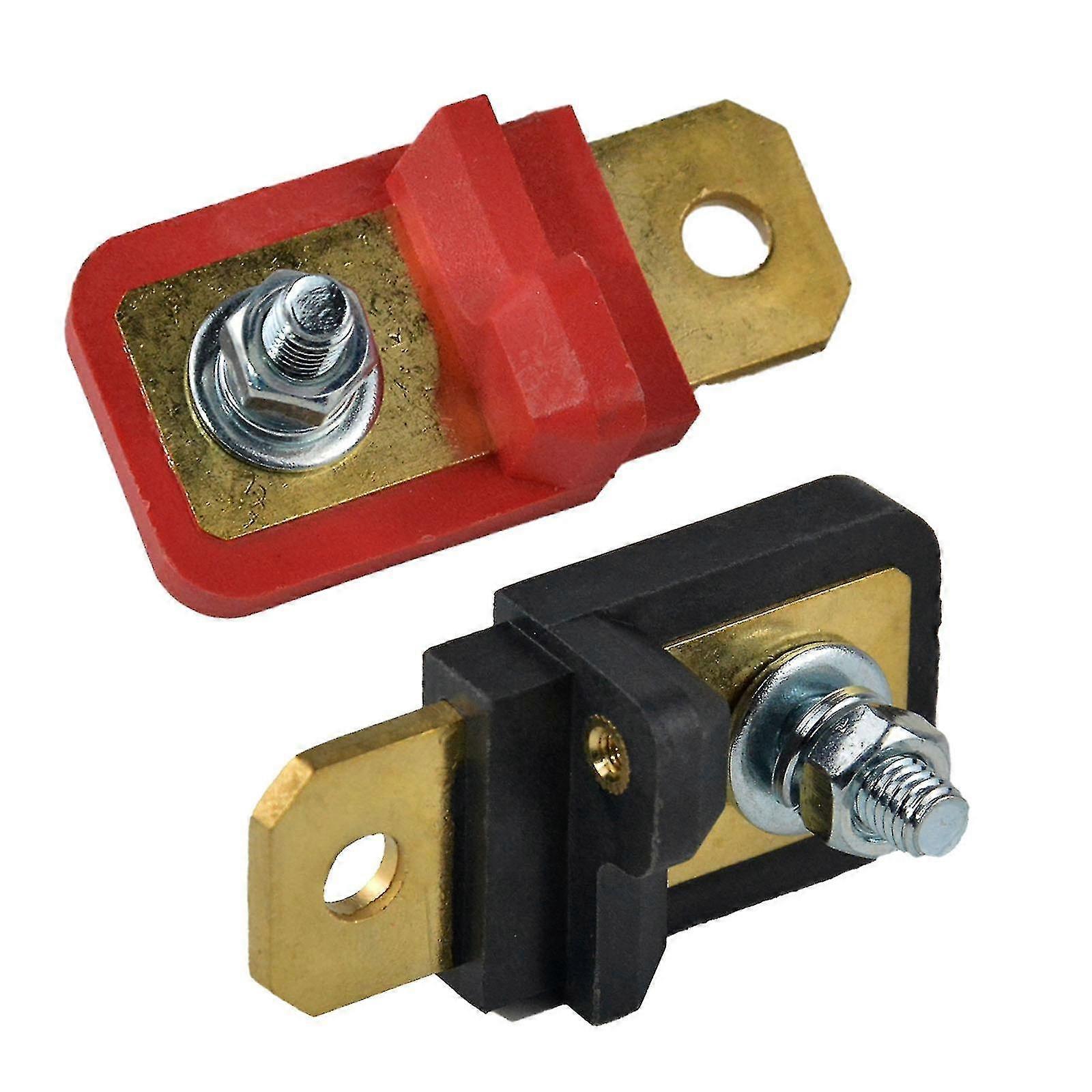 True Copper Binding Post Inverter Terminal 300A Amplifier Power Resistant Red+Black2Pcs