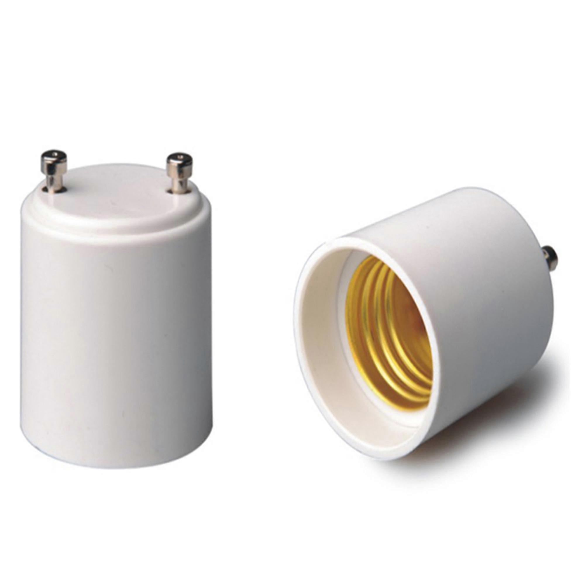 Gu24 To E27 Adapter Base To Standard Bulb Screw-in Socket Converter Fireproof