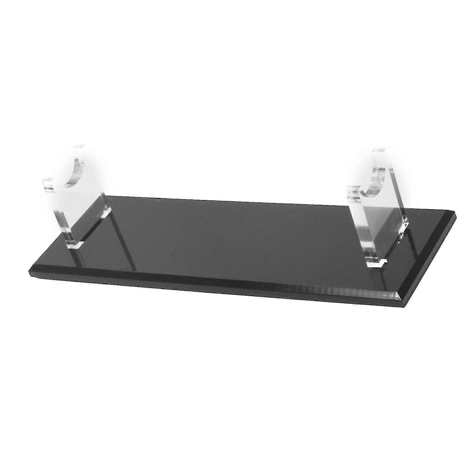 Acryl Lichtschwert Stand Stabil Leicht Transparent Schwarz Basis Abnehmbarer Displayhalter-transparent