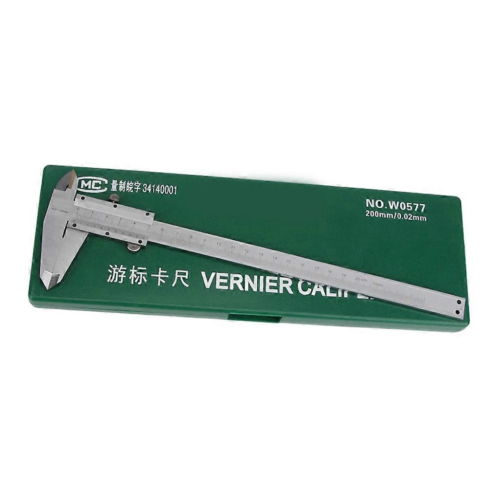 Vernier Caliper 0-150mm/0-200mm Length Depth Inner Outer Diameter Measure Tool