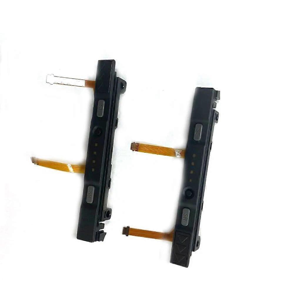 1 Pair Replacement For Joy con Left Right Slider Rail with SL SR button for Switch Joycon Controller repair with Flex Cable
