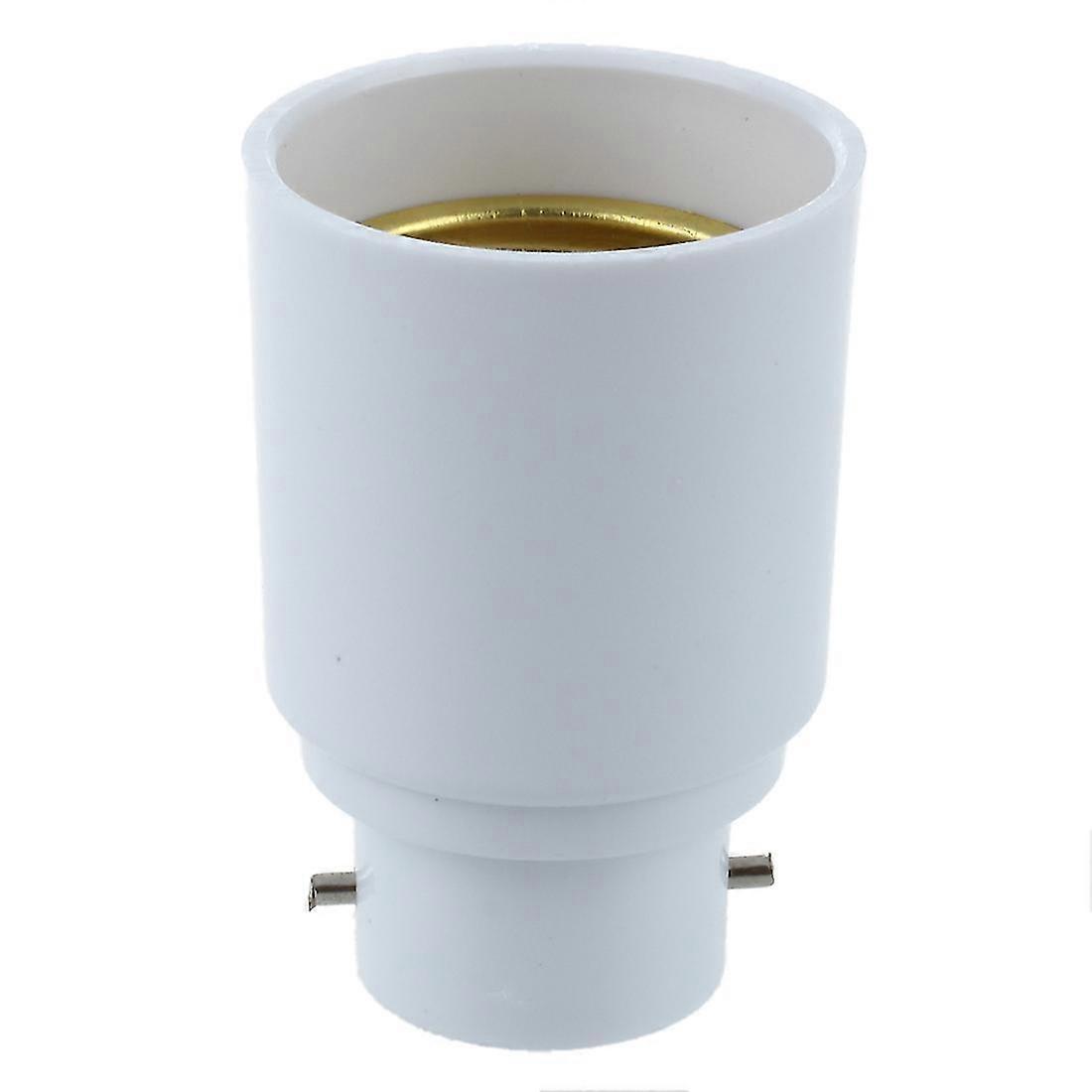 2X E27 Screw to B22 Bayonet Base Light Lamp Bulb Adapter Converter Socket Base