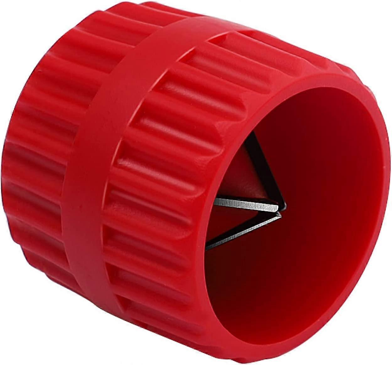 Copper Deburrer,Universal Multi-Layer Deburrer with Hardened Steel Blades Durable PVC Outer 5mm-38mm Inner:3mm-38mm