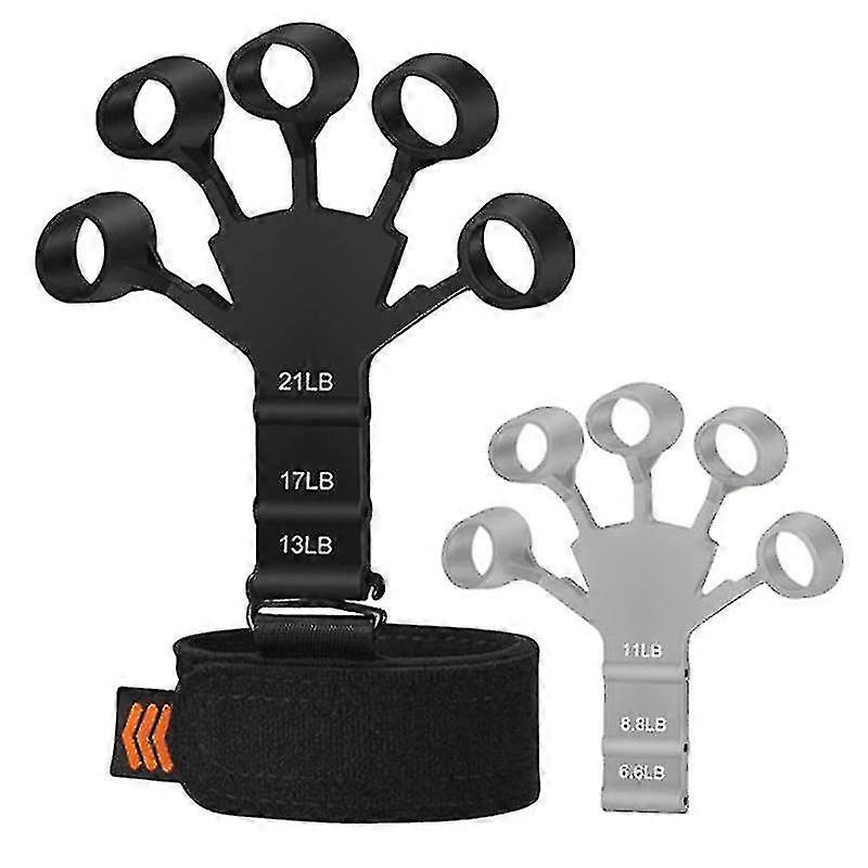 Silicone Hand Grip Device Finger Exerciser Strengthener Stretcher-MXBC