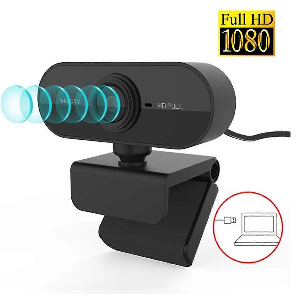 1 PCS 1080p Full  Webcam Built-in Microphone Usb Plug Web Cam Compatible For Laptop Skype Pc Computer