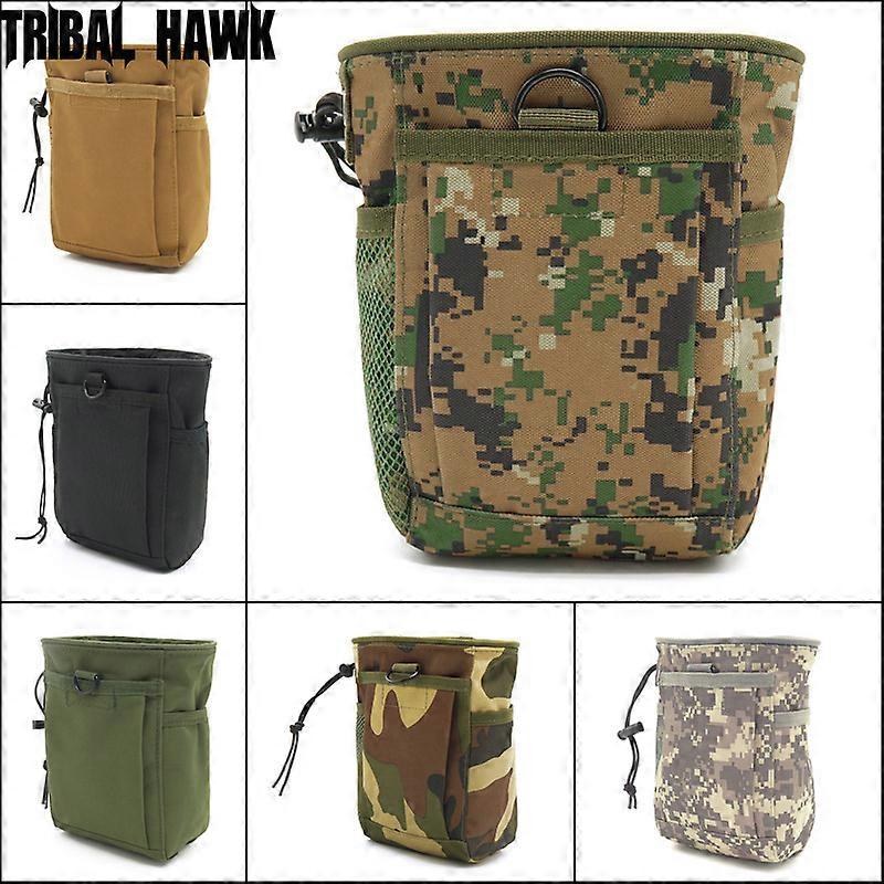 Molle Taktisk Magasin Pose DUMP Drop Poser Taske Nylon Recovery Case Jagt Foldning Mag Recovery Dump Tasker Lomme Talje Tw