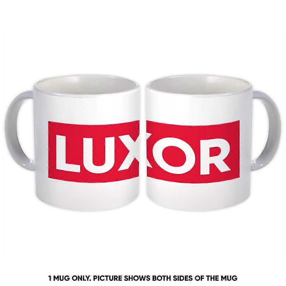 Geschenkmok: Luxor Egypt Red