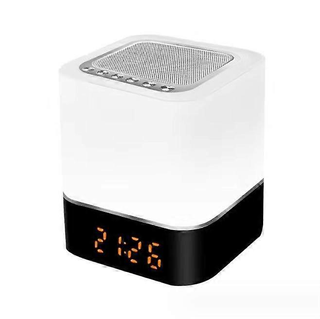 Alarm Clock Wake Up Light, Bluetooth Speaker with lights