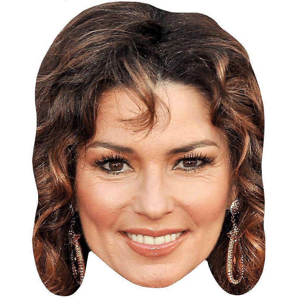 Shania Twain (Curls) Big Head. Larger than life mask.