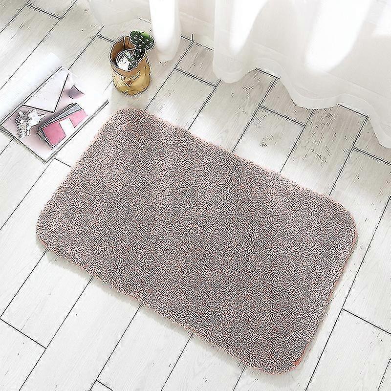 Bathroom Bath Mat Non-Slip Soft Shower Plush Microfiber Water Absor