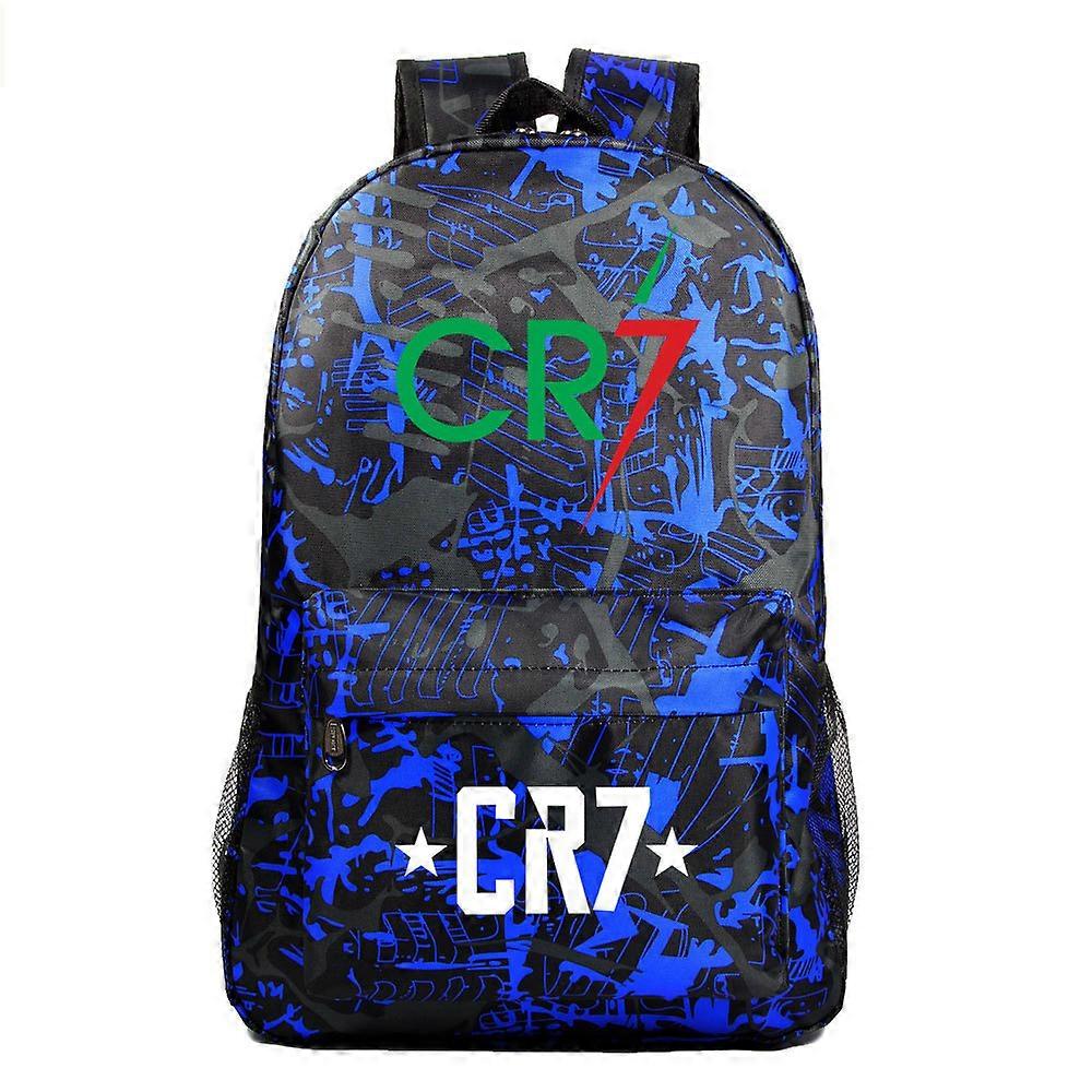 CR7 Cristiano Ronaldo Backpack for Boys and Girls Cartoon Kids School  Bookbag with Large Capacity, Travel Rucksack, and Shoulder Bag