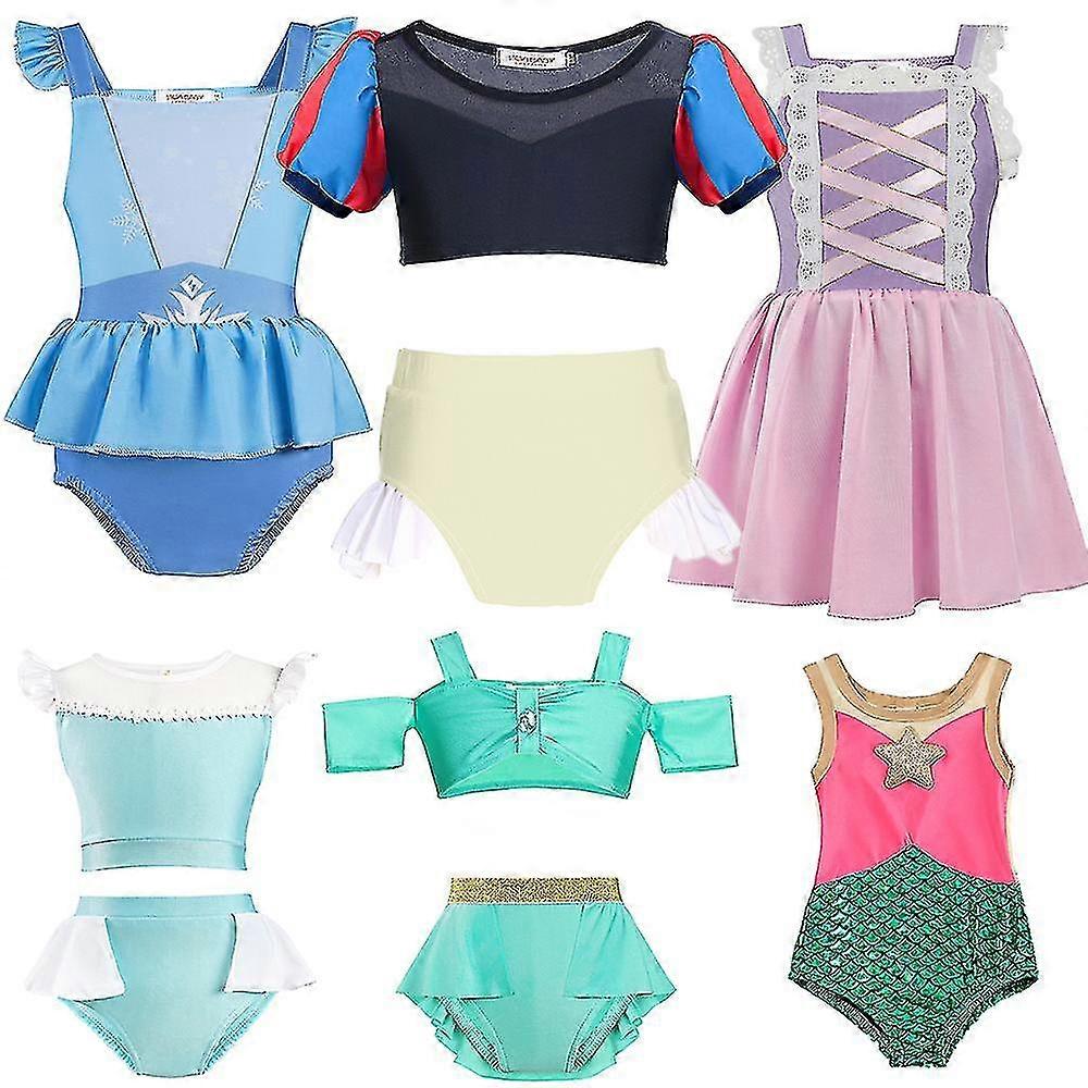 Costume da bagno estivo per ragazze Costume da bagno per bambini Costumi da bagno ispirati alle fiabe Costume da bagno della principessa intera per...