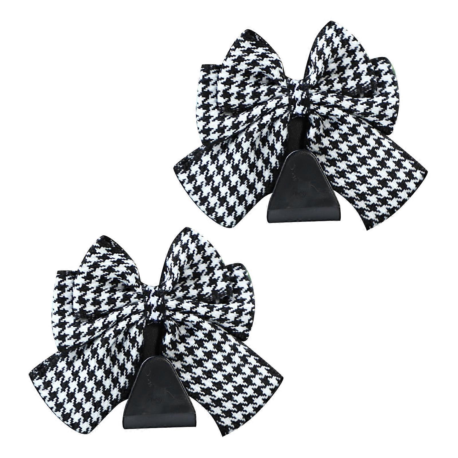Cute Bow Car Storage Hooks Hooks For Back Seat Handbag Holder (Set Of 2)