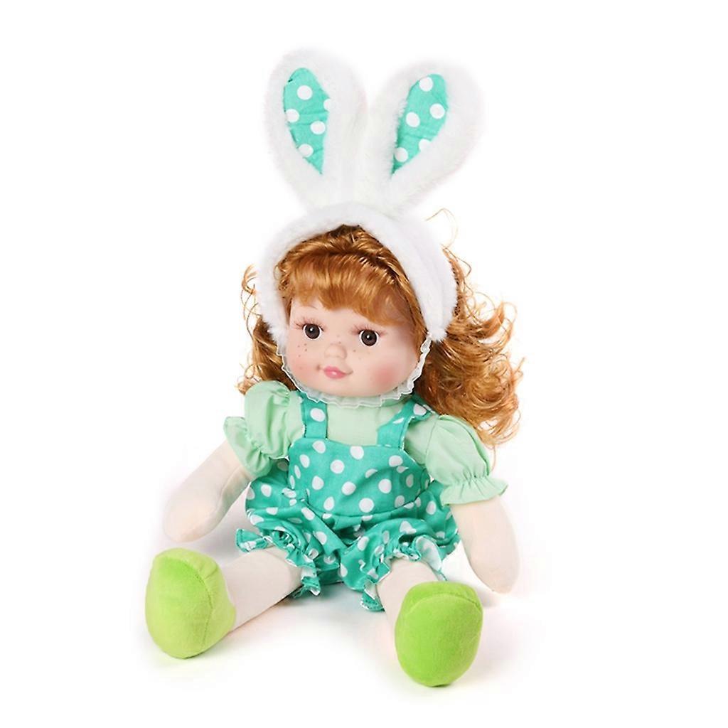 Boneca já finalizada de 15,74 polegadas Reborns Boneca Bebê Criança com Macacão&Faixa de Cabeça