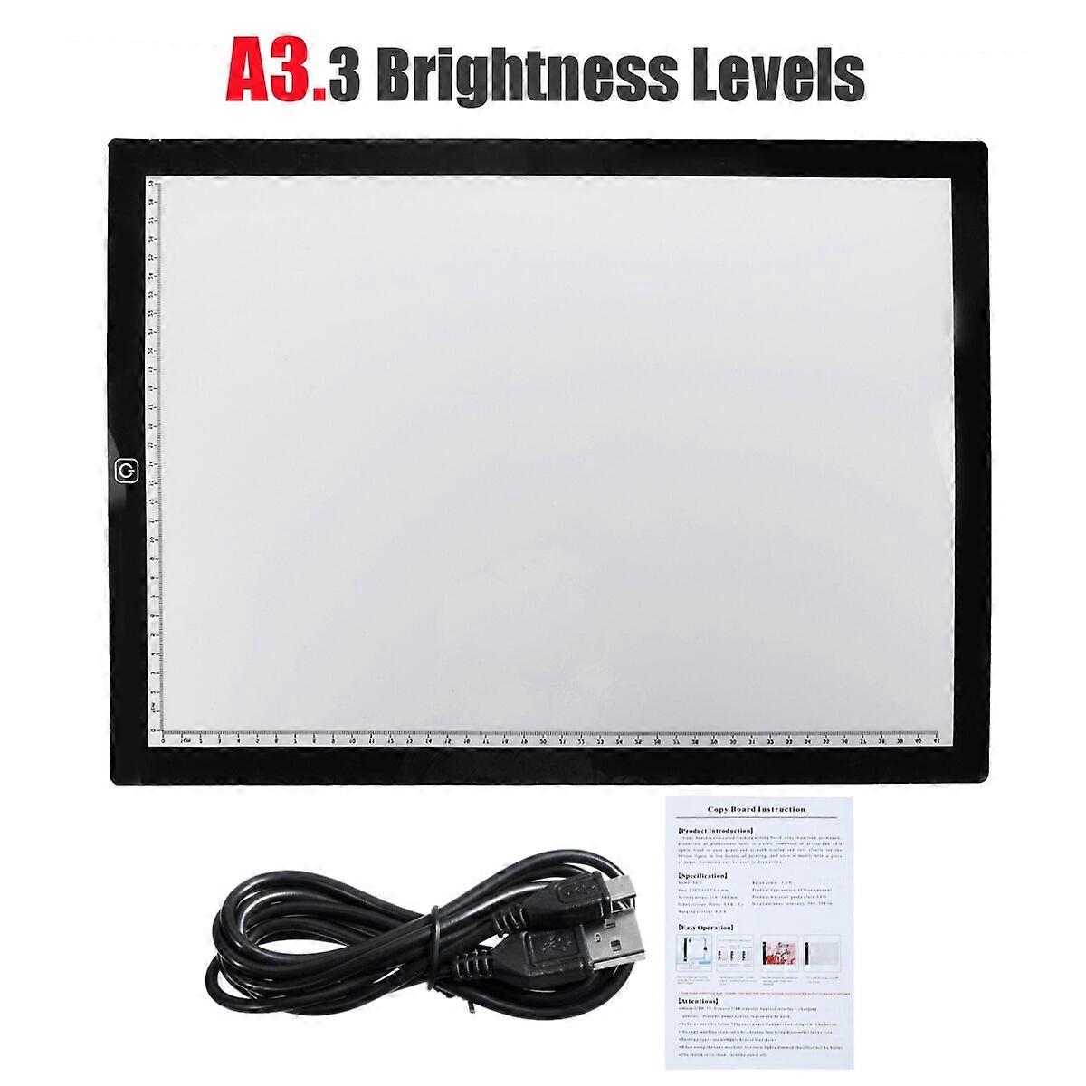 Led Tracing Light Box Board Art Tattoo A3 Drawing Pad Table Stencil Display