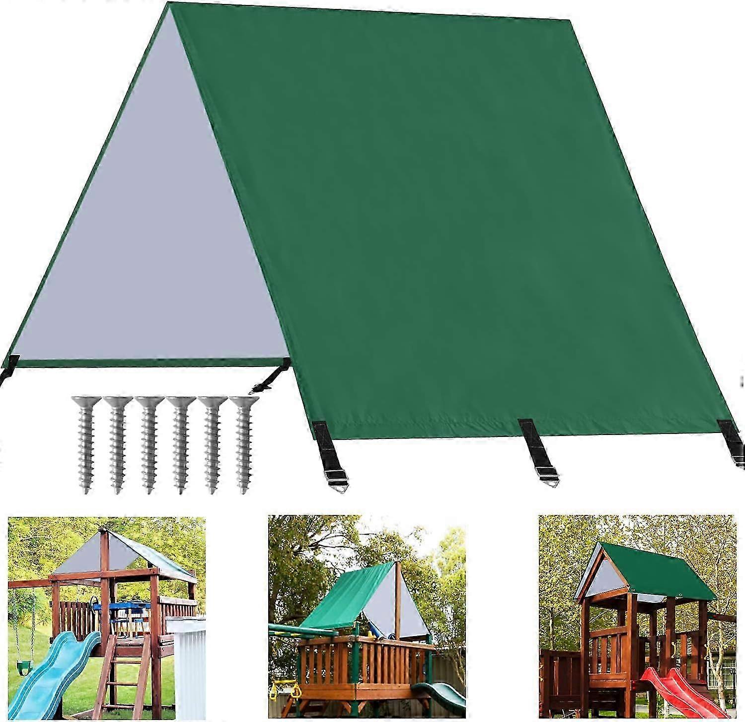 Swing Set Replacement Tarp for Playgrounds, Shade Screens