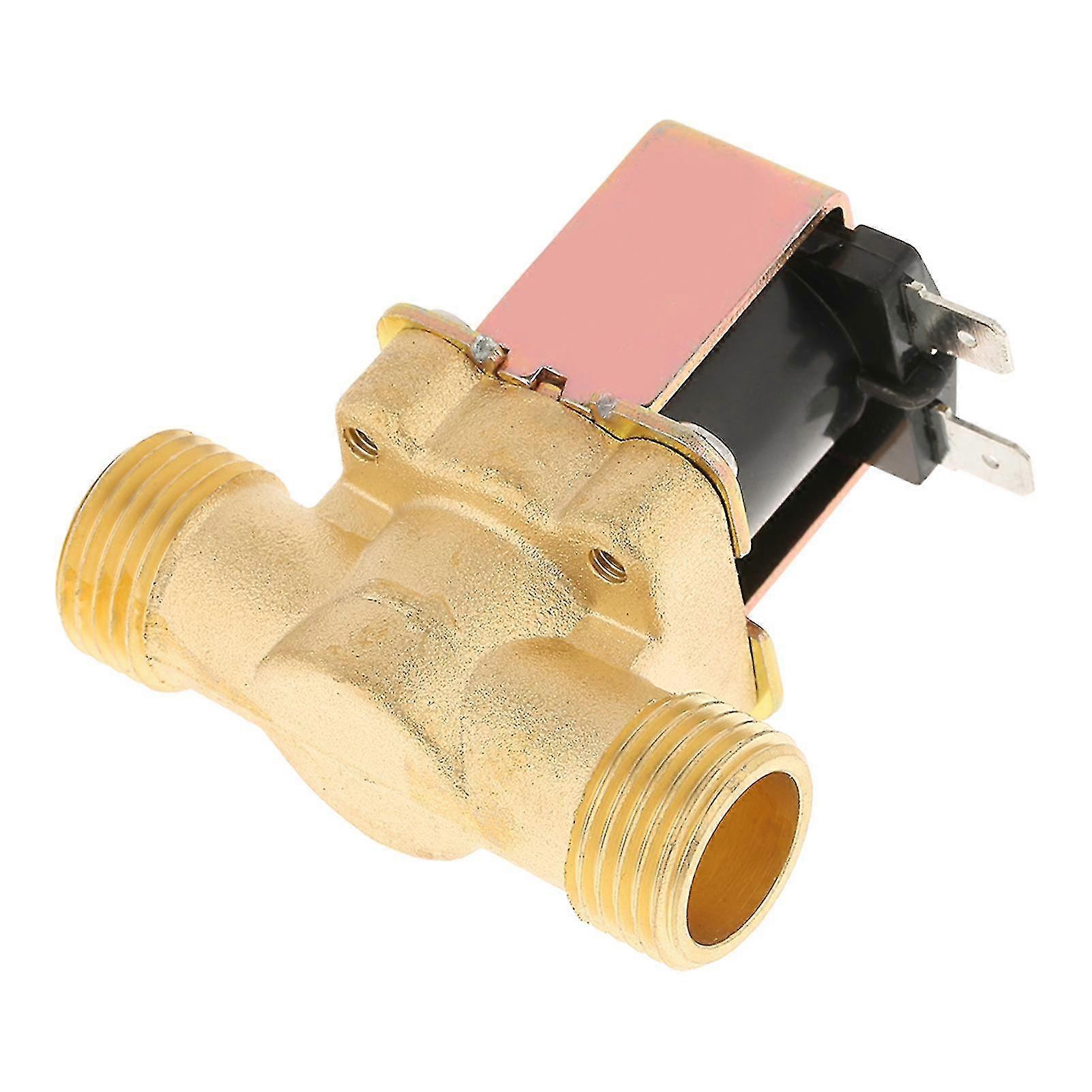 1/2" Dc 12v Normally Closed Brass Electric Solenoid Valve For Water Control