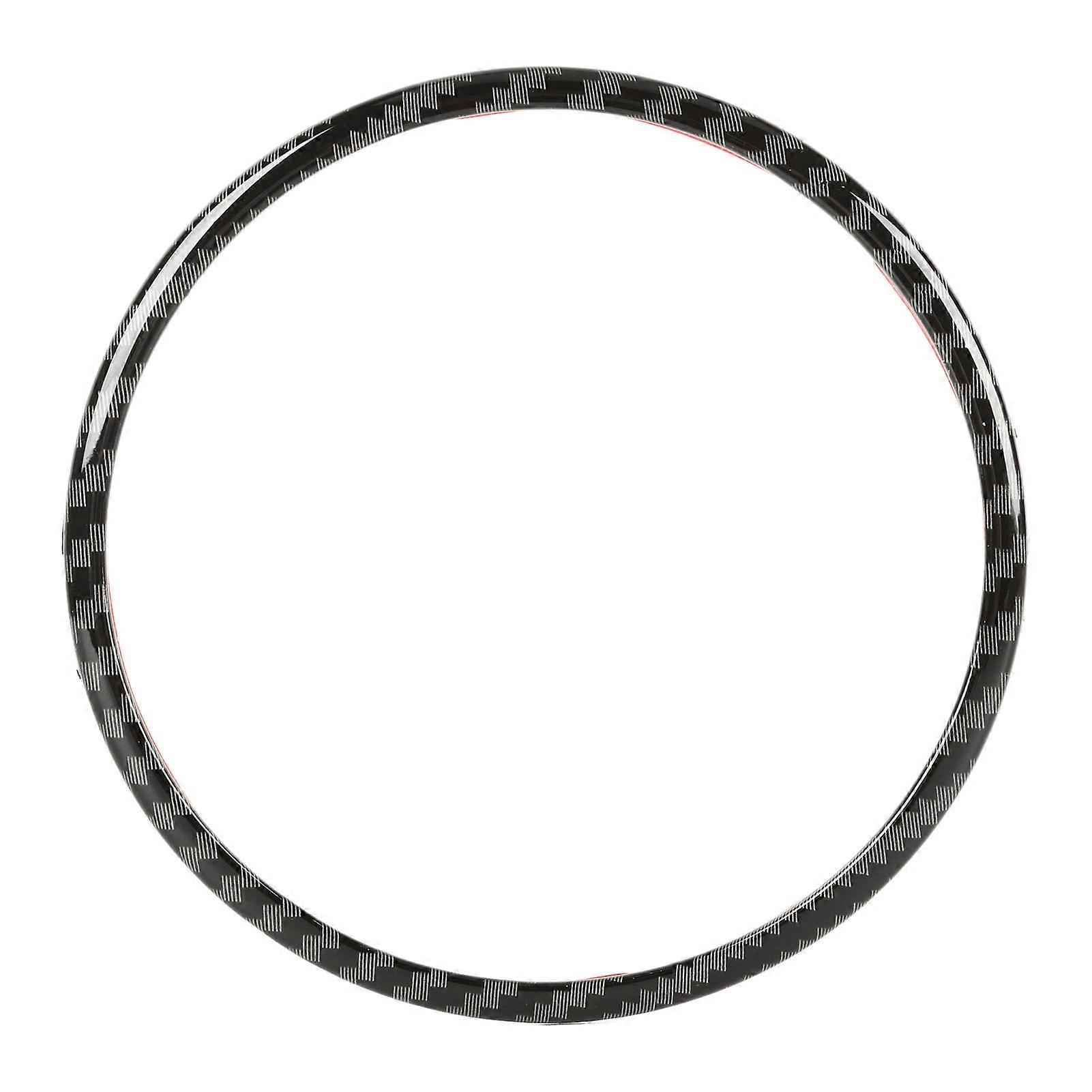 Steering Wheel Emblem Ring Carbon Fiber Look Simple Cool Replacement for Mazda CX?3 CX?5 CX?9