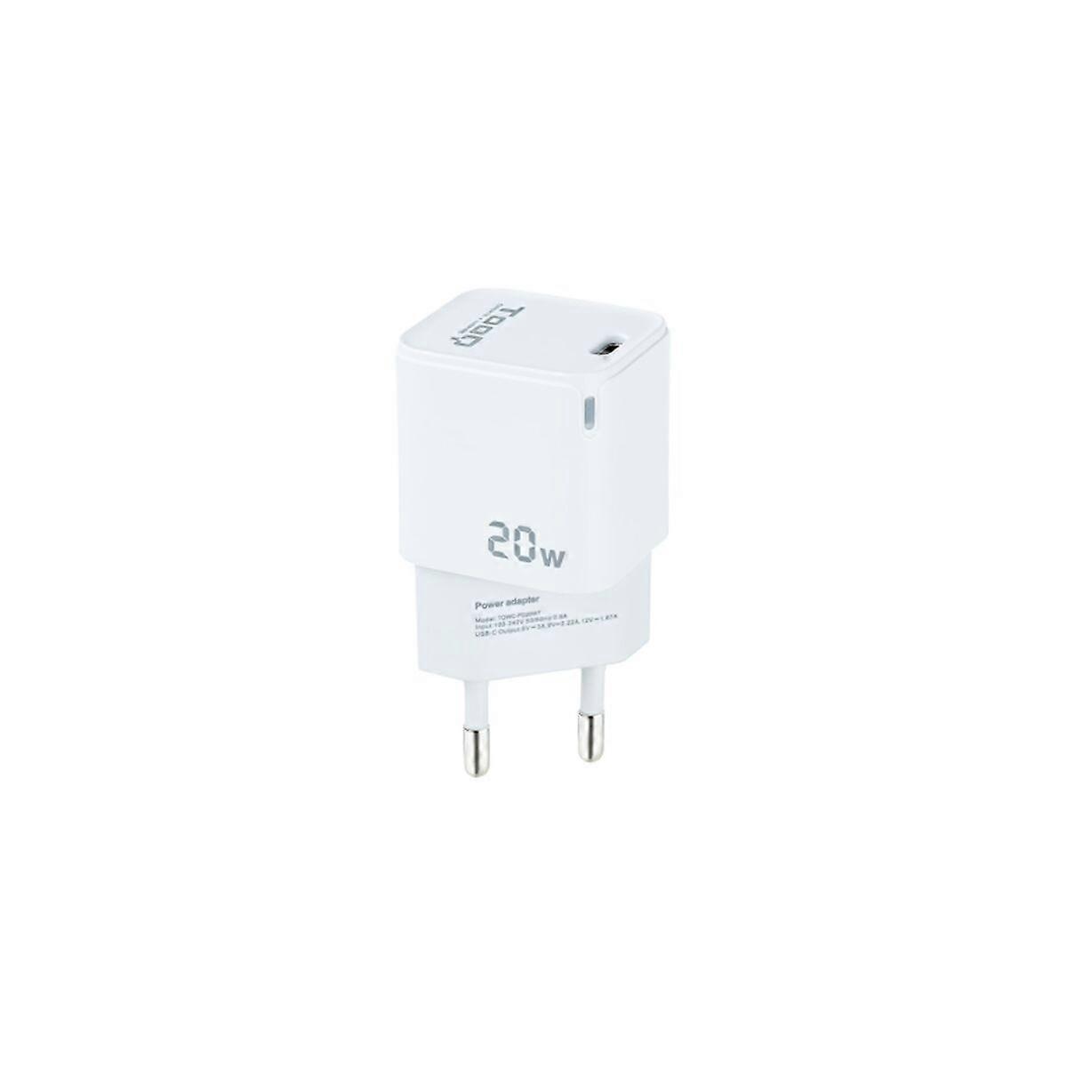 Wall Charger TooQ TQWC-PD20WT White 20 W (1 Unit)