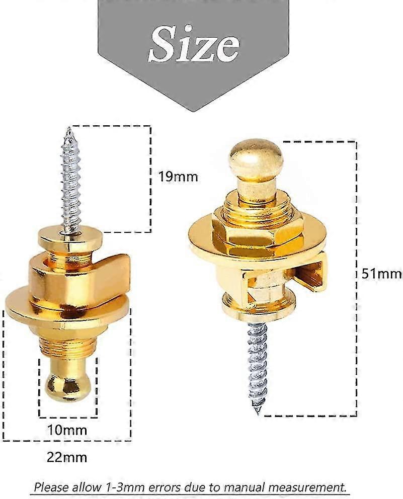 4pieces Guitar Strap Locks. Security Quick Release Straplock Bass Strap Lock