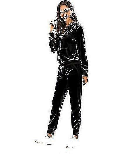 Winter Outfits For Women 2 Piece Sweatsuits Fleece Sherpa Lined Zip-up Hoodie Jogger Tracksuit(Multiple Available)