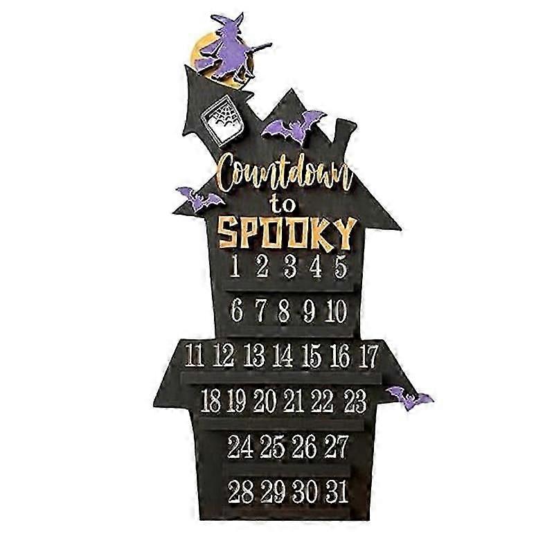 Halloween Countdown Calendar, Halloween Countdown Coffin Modeling Calendar, Halloween DIY Countdown Calendar